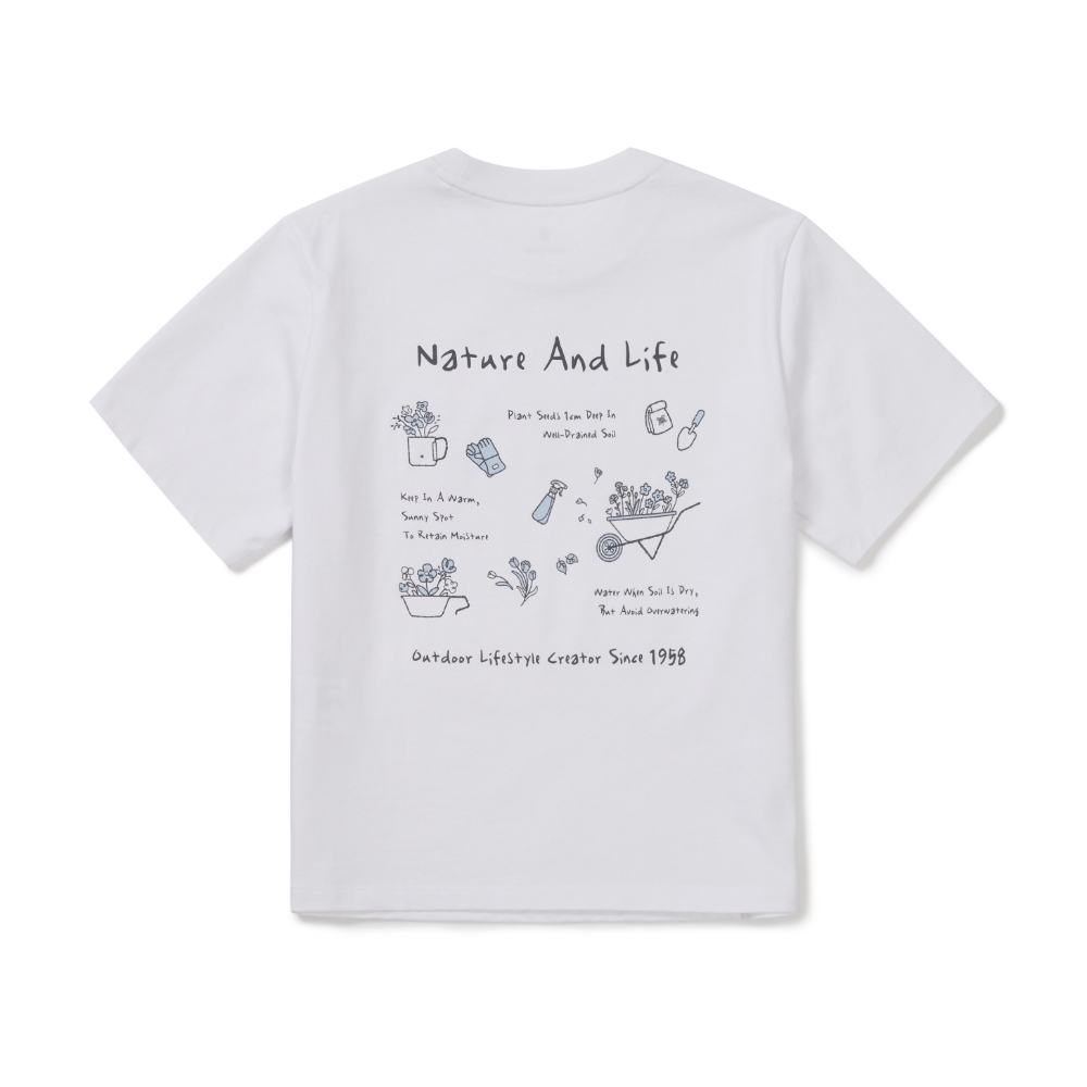 【春季新品限時折扣🔥 3/29 晚上12:00結束】Snow Peak Aerocool Women Gardening Graphic Short Sleeve T-shirt 女款 園藝圖樣 短tee S26MWFTS23