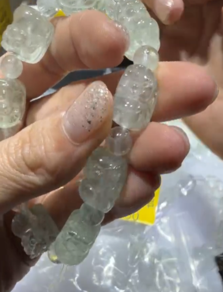 260321 - C21 綠阿賽貔貅雕刻手串