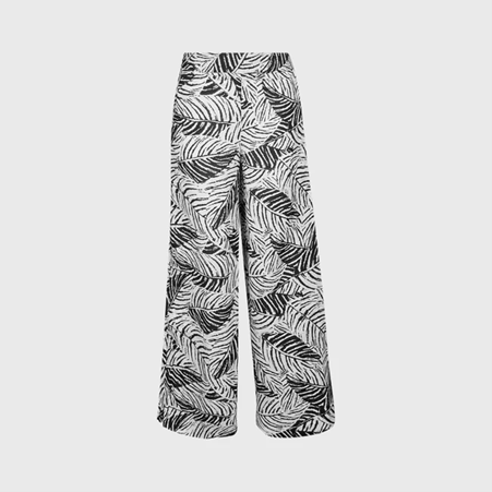 1AF0323-261 [ANNE FONTAINE] Auriane Pants Black/White #P24F21700 (EU)