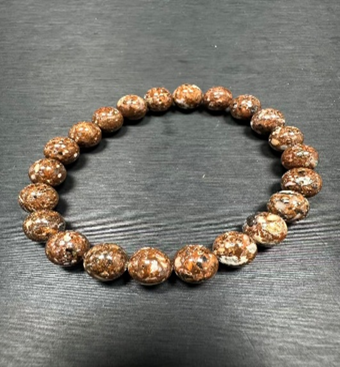 XB023 G23 高品瓷化紅靈骨舍利圓珠手串 8mm