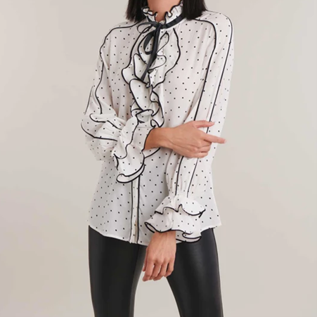 1AF0323-264 [ANNE FONTAINE] Jane Shirt White #H24F12001 (EU)