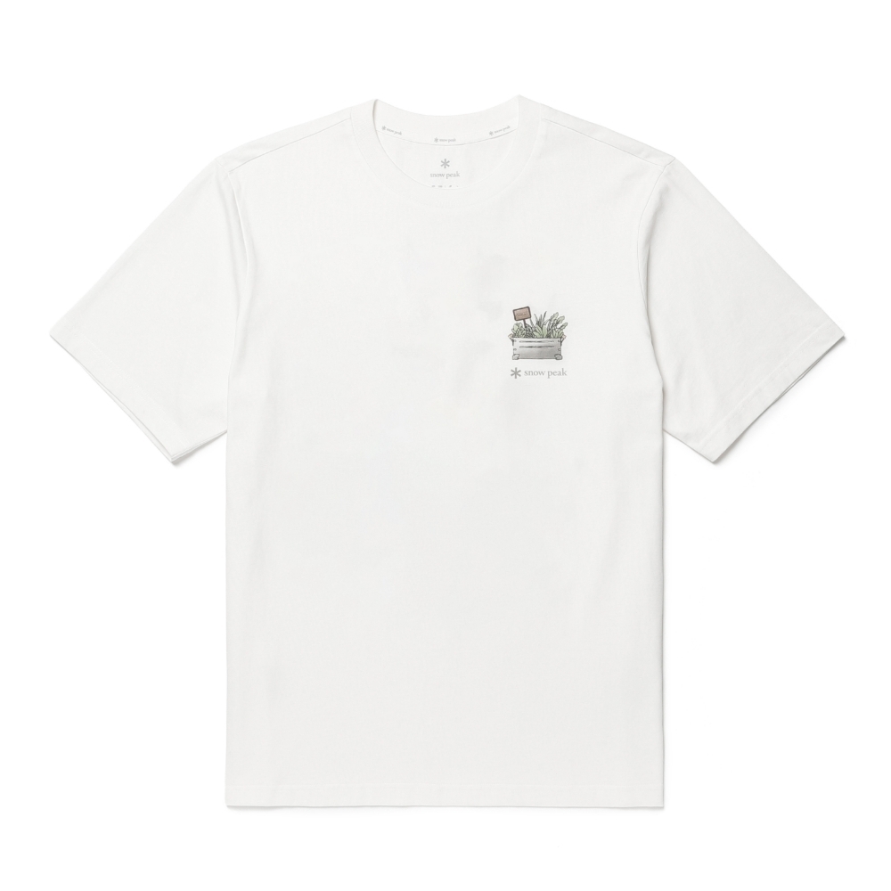 【春季新品限時折扣🔥 3/29 晚上12:00結束】Snow Peak Cotton Nature Graphic Short Sleeve T-shirt 花藝道具 短tee S26MUFTS64