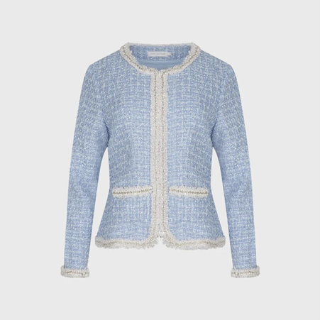 1AF0323-265 [ANNE FONTAINE] Robyn Jacket Blue #P25F131524 (EU)
