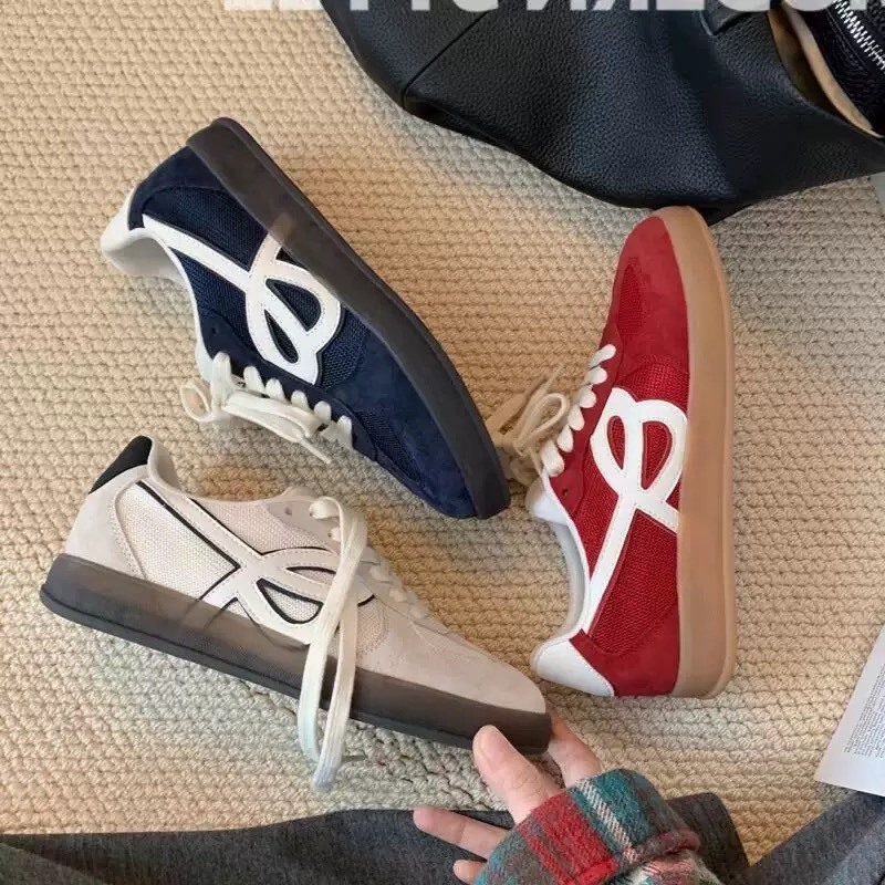 U321-復古撞色字母休閒鞋