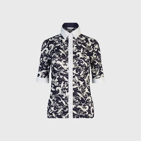 1AF0323-266 [ANNE FONTAINE] Jeanne Shirt Blue #P24F907505 (EU)