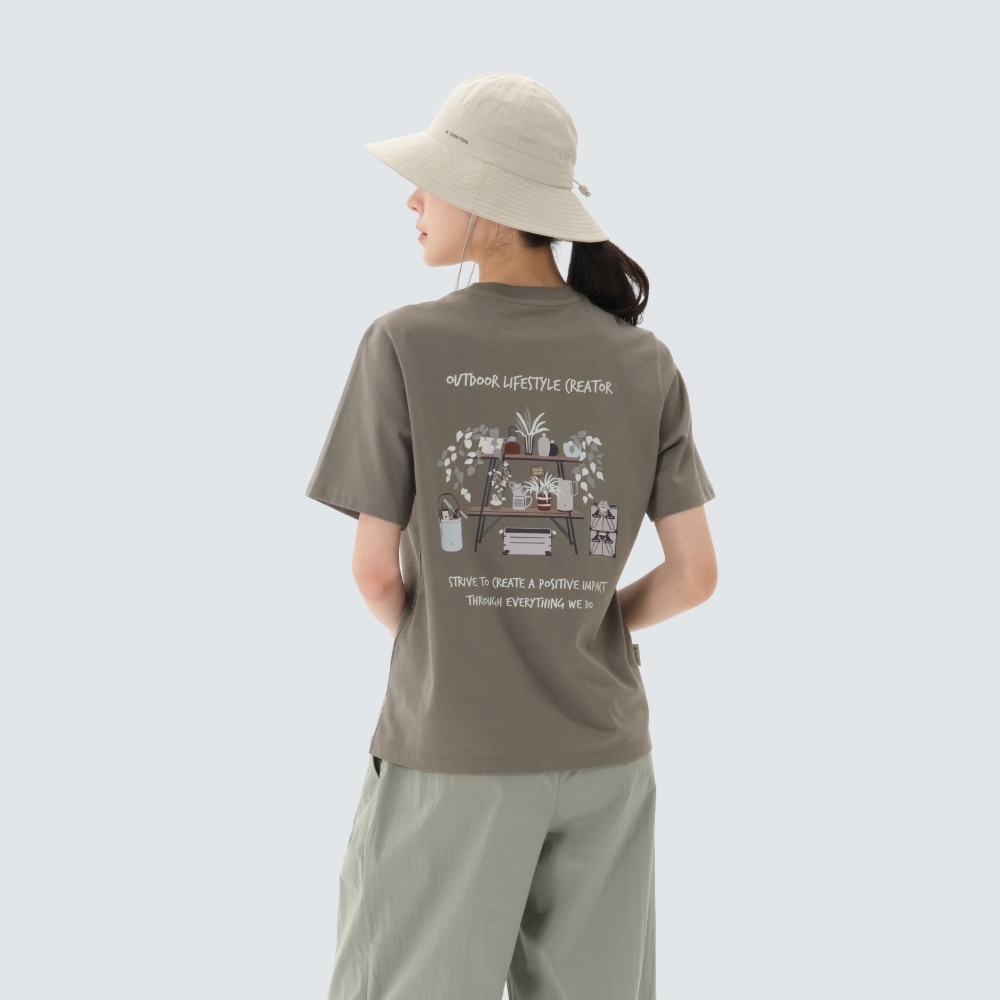 【春季新品限時折扣🔥 3/29 晚上12:00結束】Snow Peak Cotton Botanic Graphic Short Sleeve T-shirt  植物擺設圖樣 短tee S26MUFTS60