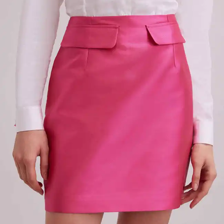 1AF0323-276 [ANNE FONTAINE] Francoise Skirt Fuchsia #P23F327706 (EU)