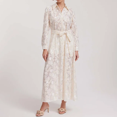 1AF0323-277 [ANNE FONTAINE] Adelie Dress White #P24F343119 (EU)