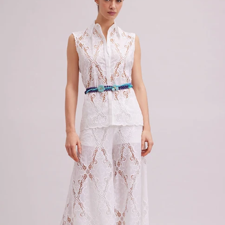 1AF0323-279 [ANNE FONTAINE] Azul Belt Turquoise #P23A036538 (EU)