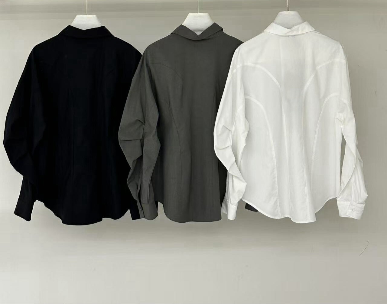 050737 小眾設計款! 特殊翻領襯衫 - 2 colors