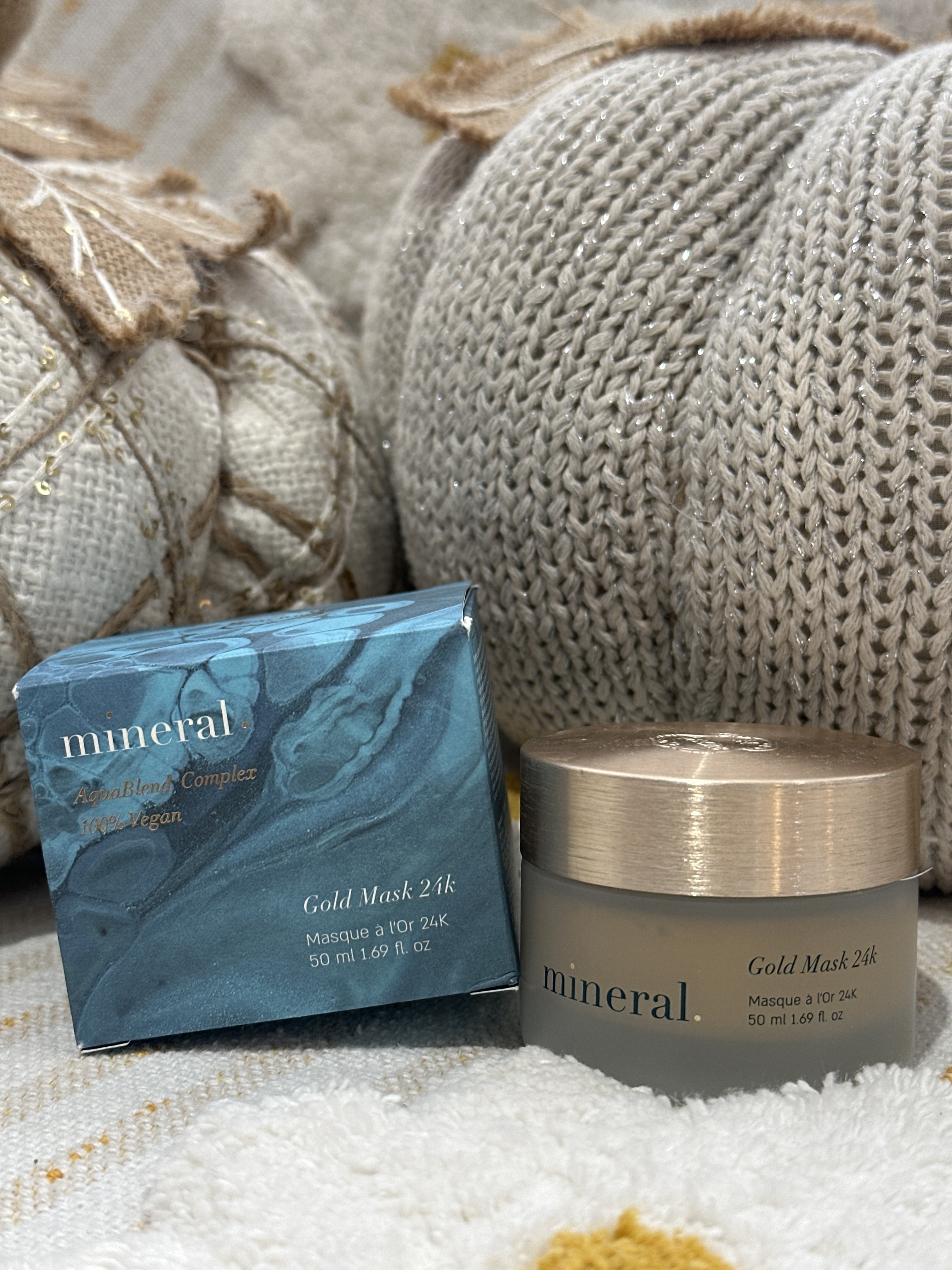 RR22 Laline 死海礦物黃金海藻 24K黃金面膜 50ml  Mineral Gold Face Mask 50ml