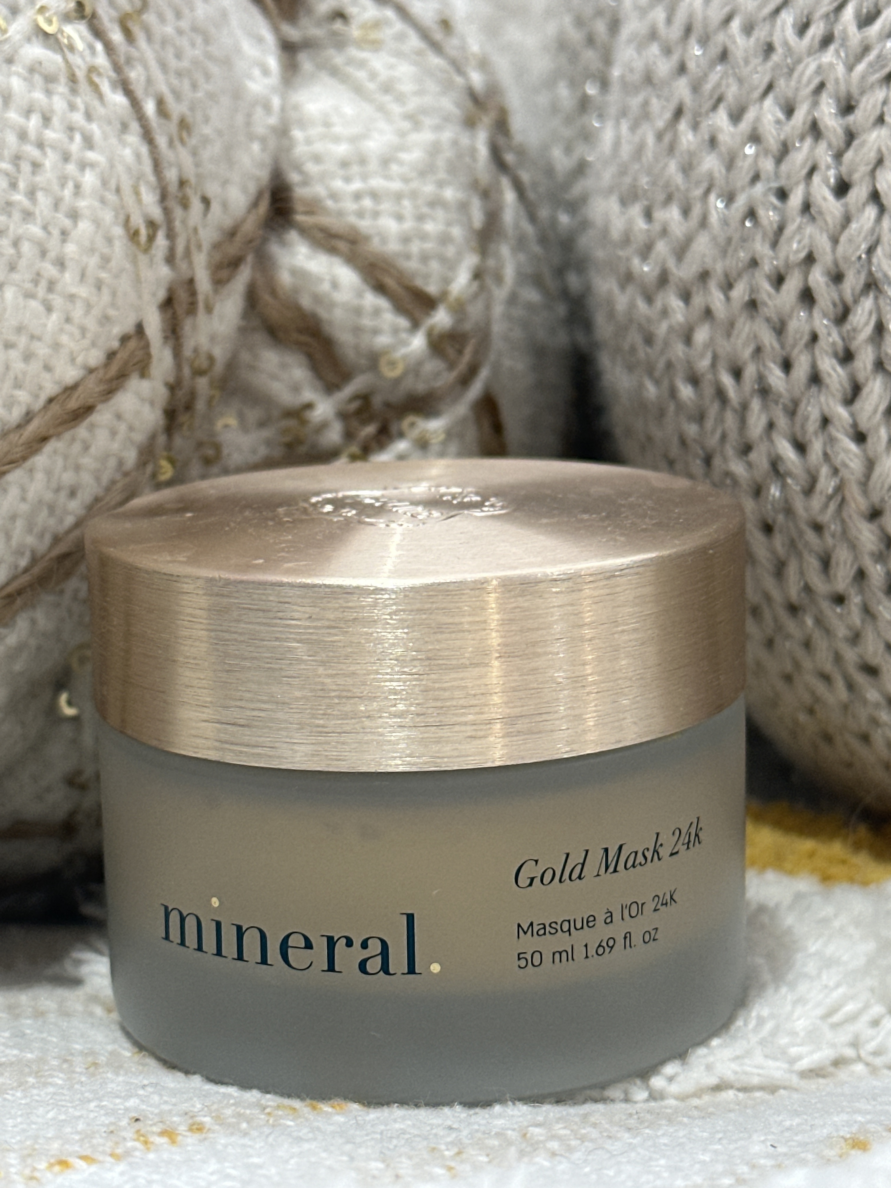 RR22 Laline 死海礦物黃金海藻 24K黃金面膜 50ml  Mineral Gold Face Mask 50ml