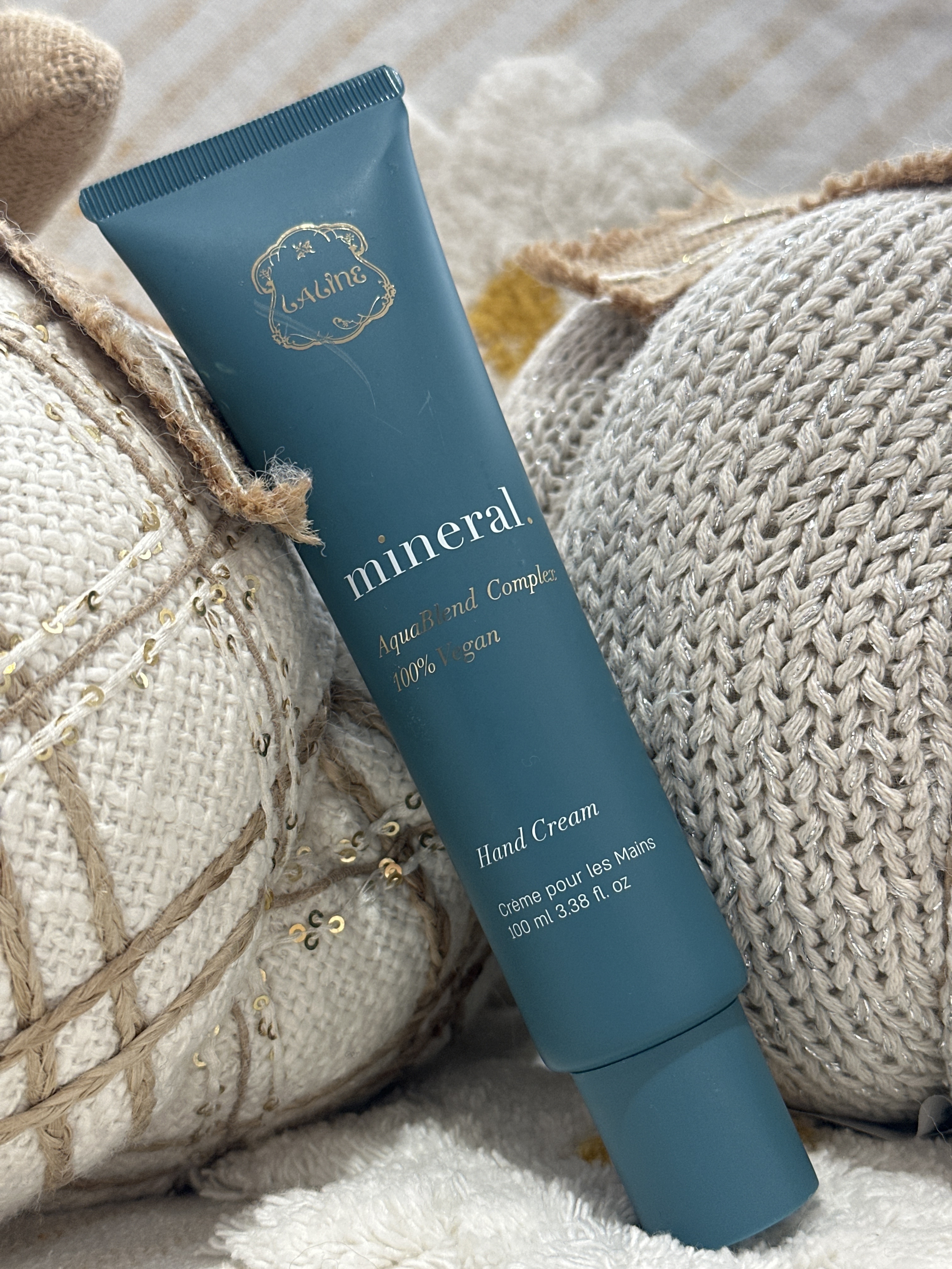 RR25 Laline 死海礦物黃金海藻 護手霜 100ml  Mineral Hand Cream 100ml