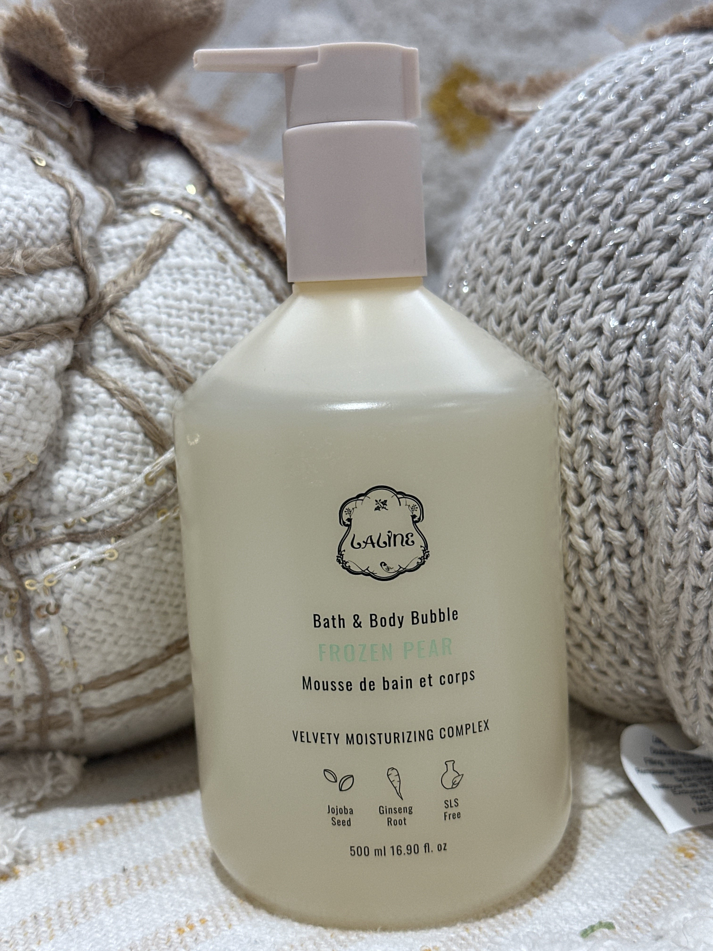RR63 Laline 凍梨香氛泡泡沐浴露 500ml  Frozen Pear Bath & Body Bubble 500ml