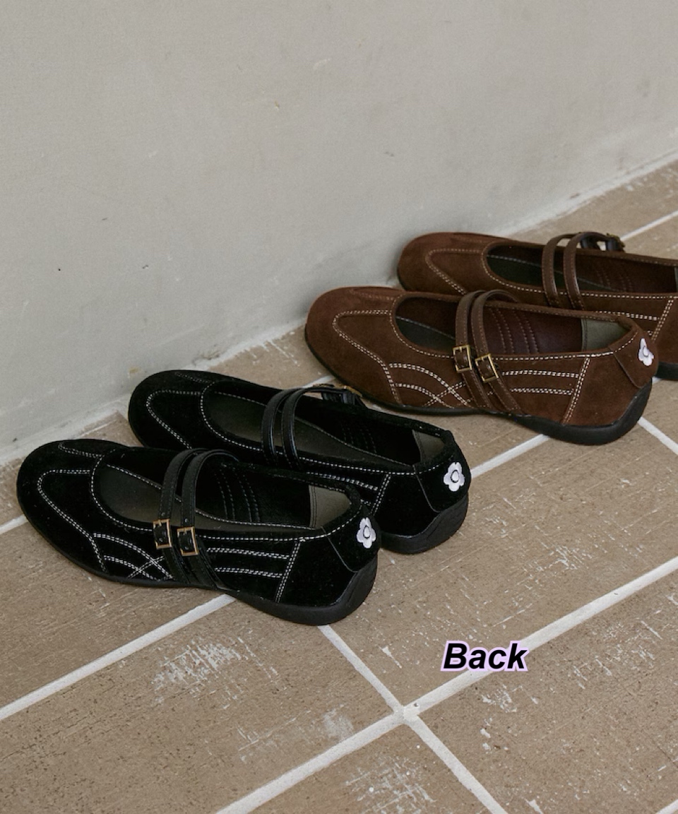 260321 Mary Quant x 店舖限定 小花花logo平底鞋 / 2色