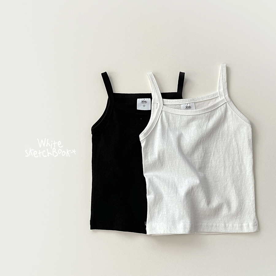 正韓夏WhiteSketchBook 夏季黑白兩色背心