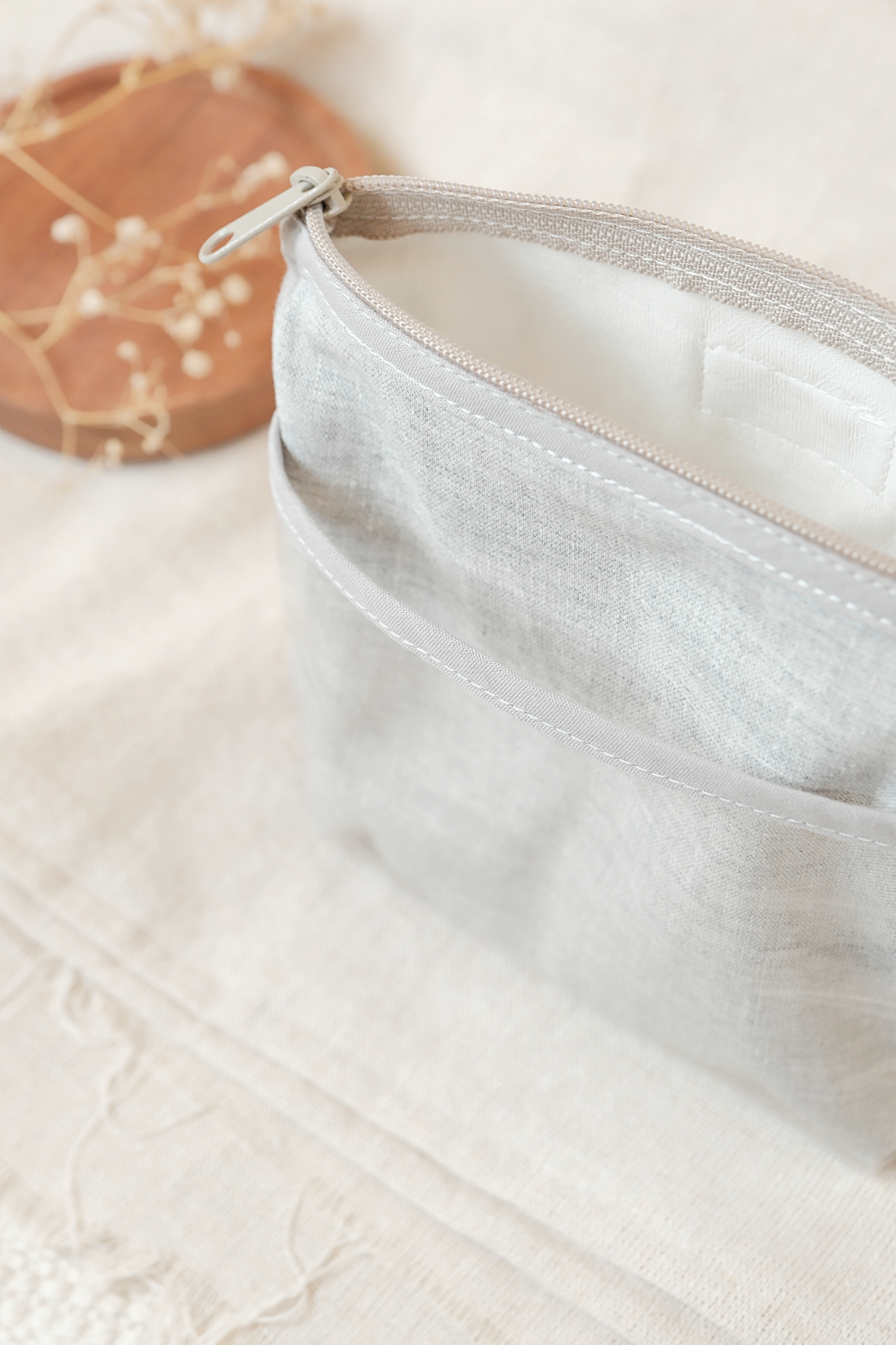 Hi Y.P store-透視照護收納包-亞麻灰