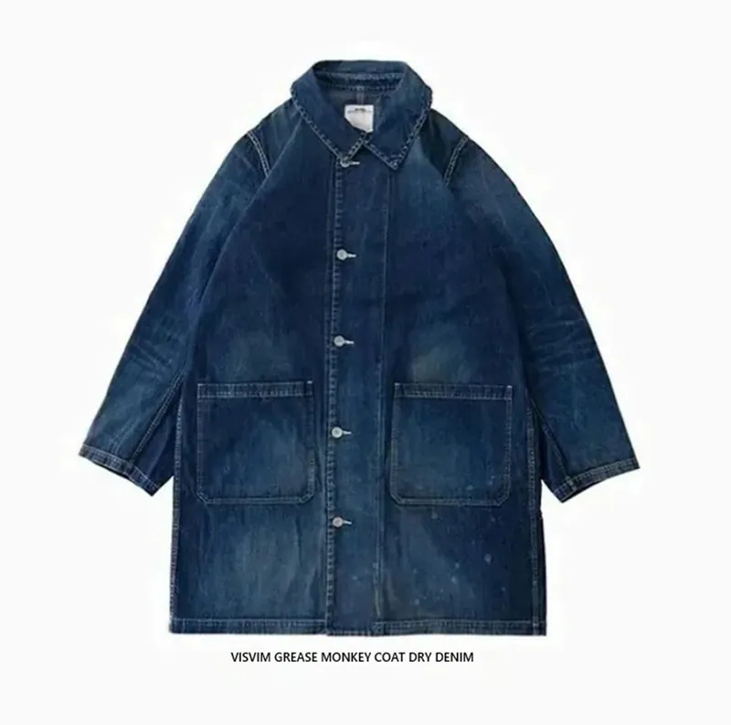 LAST SALE: VISVIM GREASE MONKEY COAT DRY DENIM - SIZE 2 IN STOCK NOW (現貨發售中)