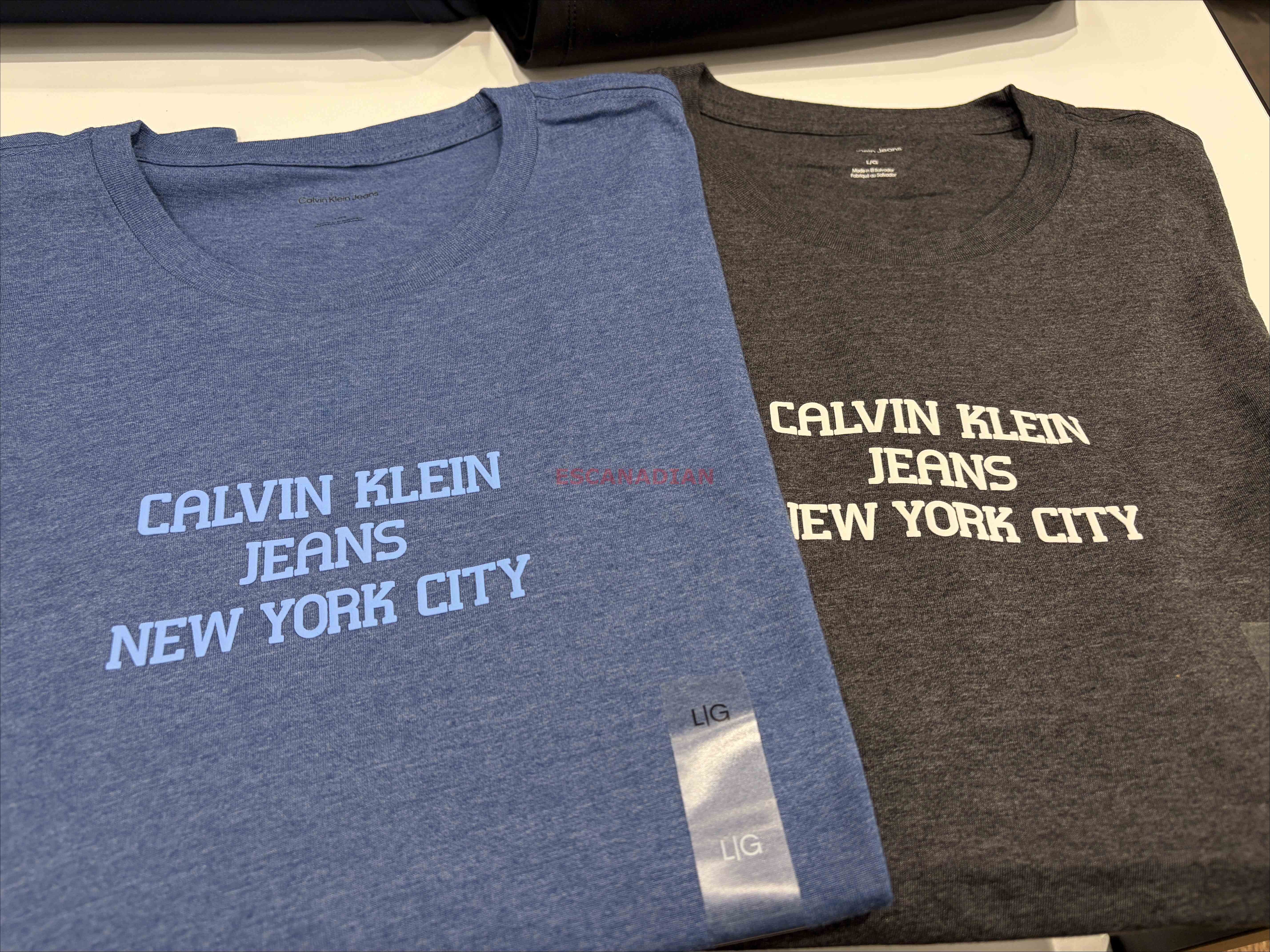 CK 男大人 字樣圖案 短TEE (2色)