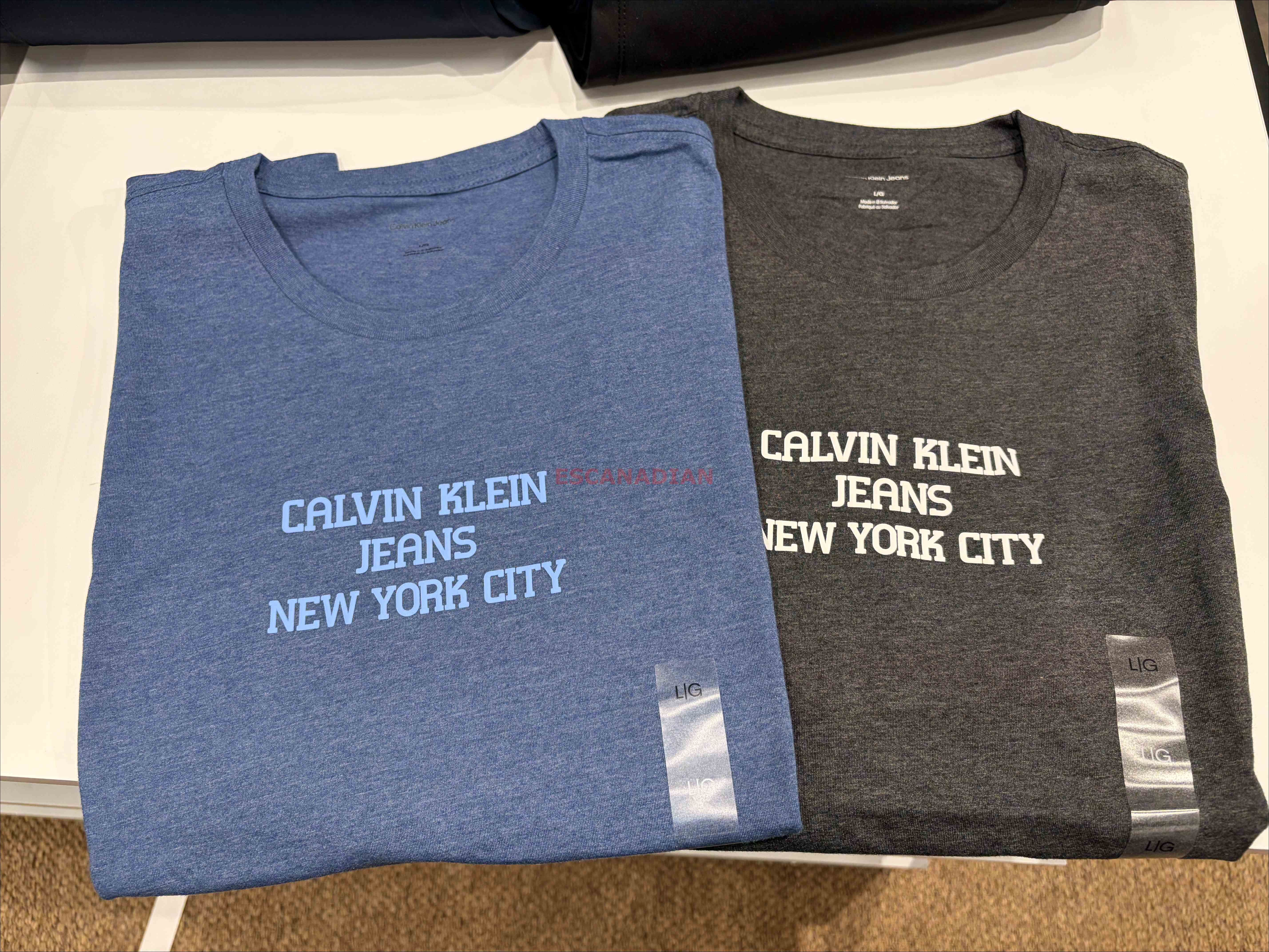 CK 男大人 字樣圖案 短TEE (2色)