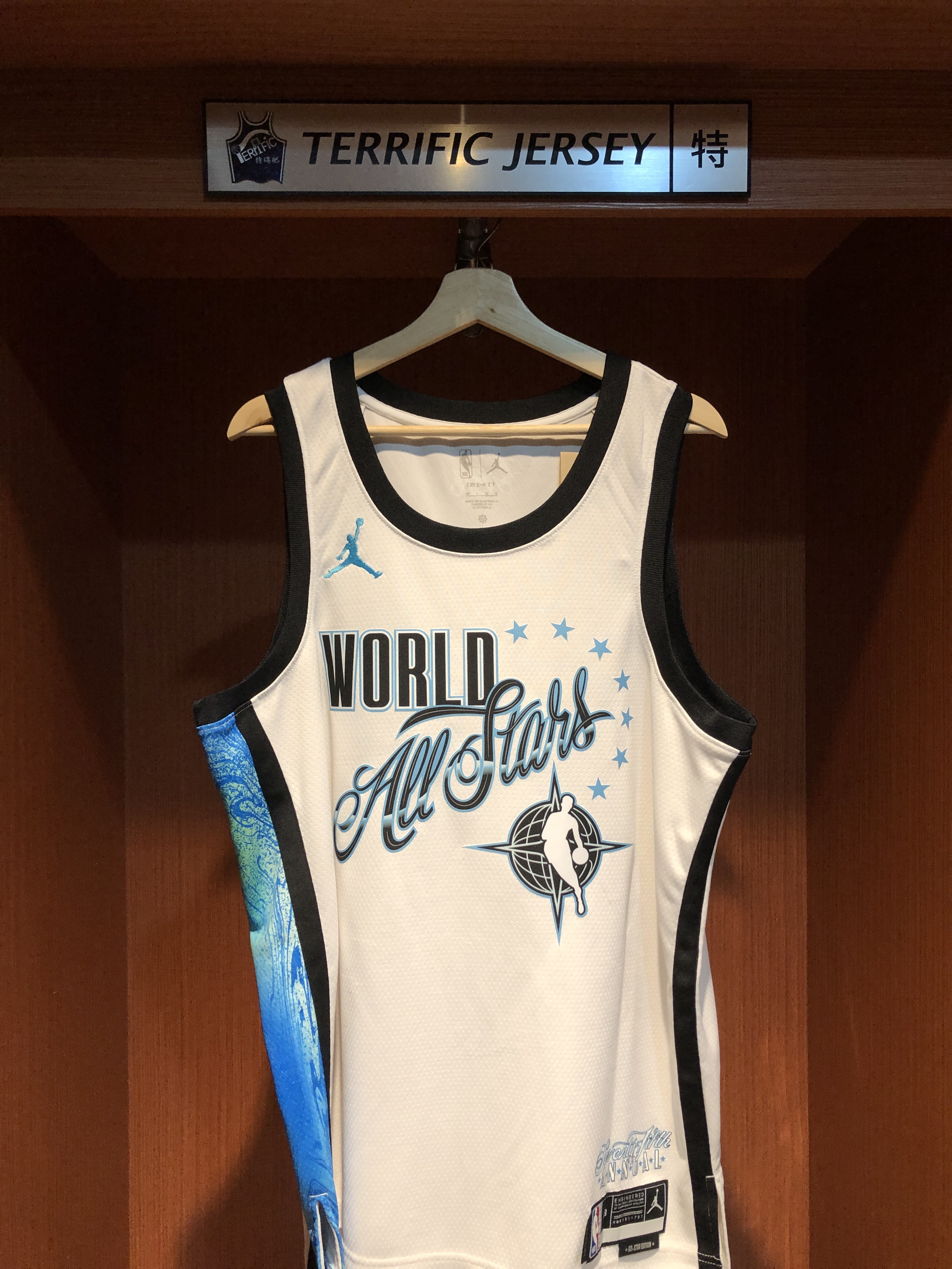 NBA球衣 Giannis Antetokounmpo 25-26 明星賽白 世界隊 ASG Jordan Swingman 球迷版 熱轉印 全新