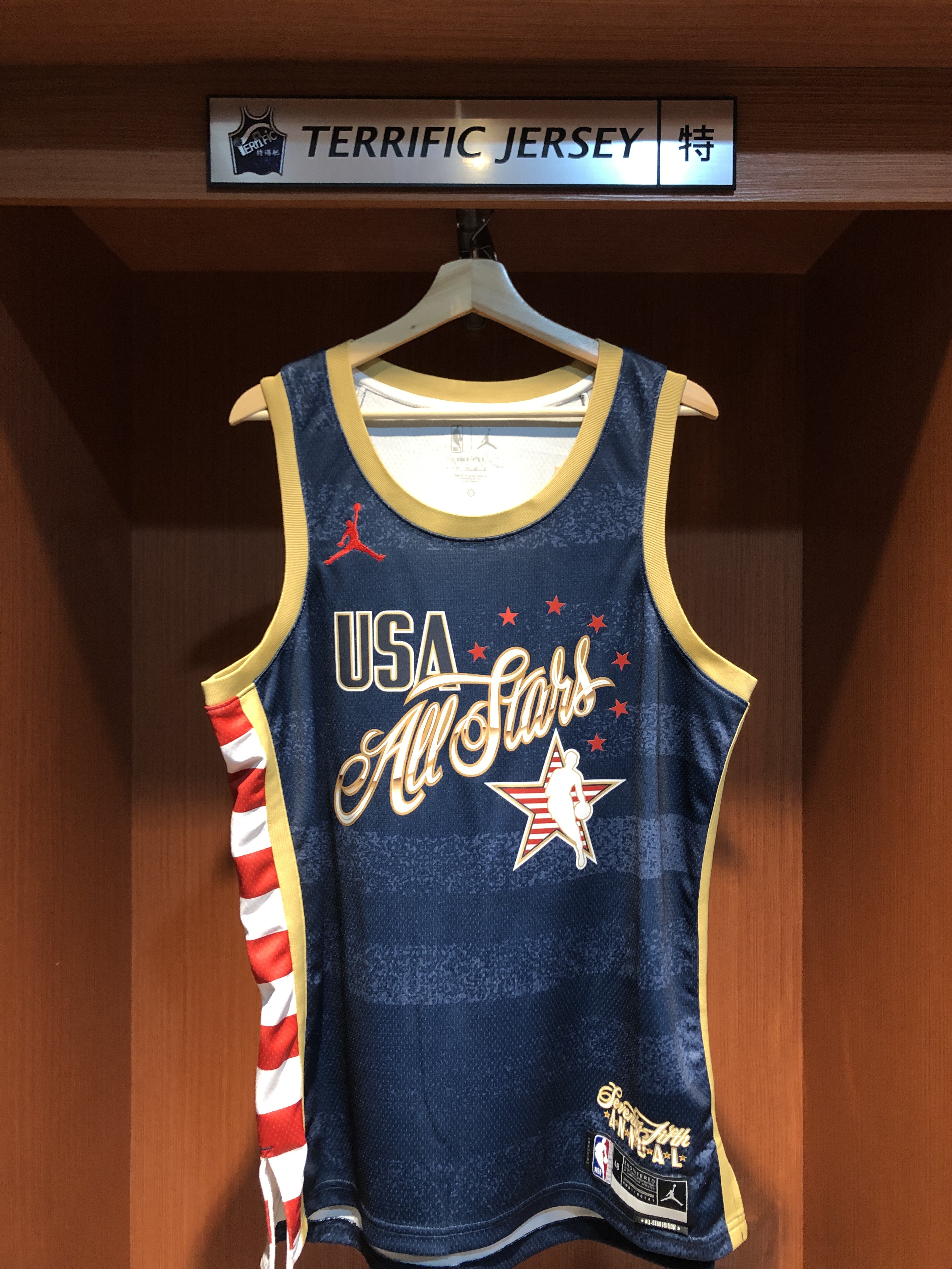 NBA球衣 Stephen Curry 25-26 明星賽深藍 美國隊 ASG Jordan Swingman 球迷版 熱轉印 全新