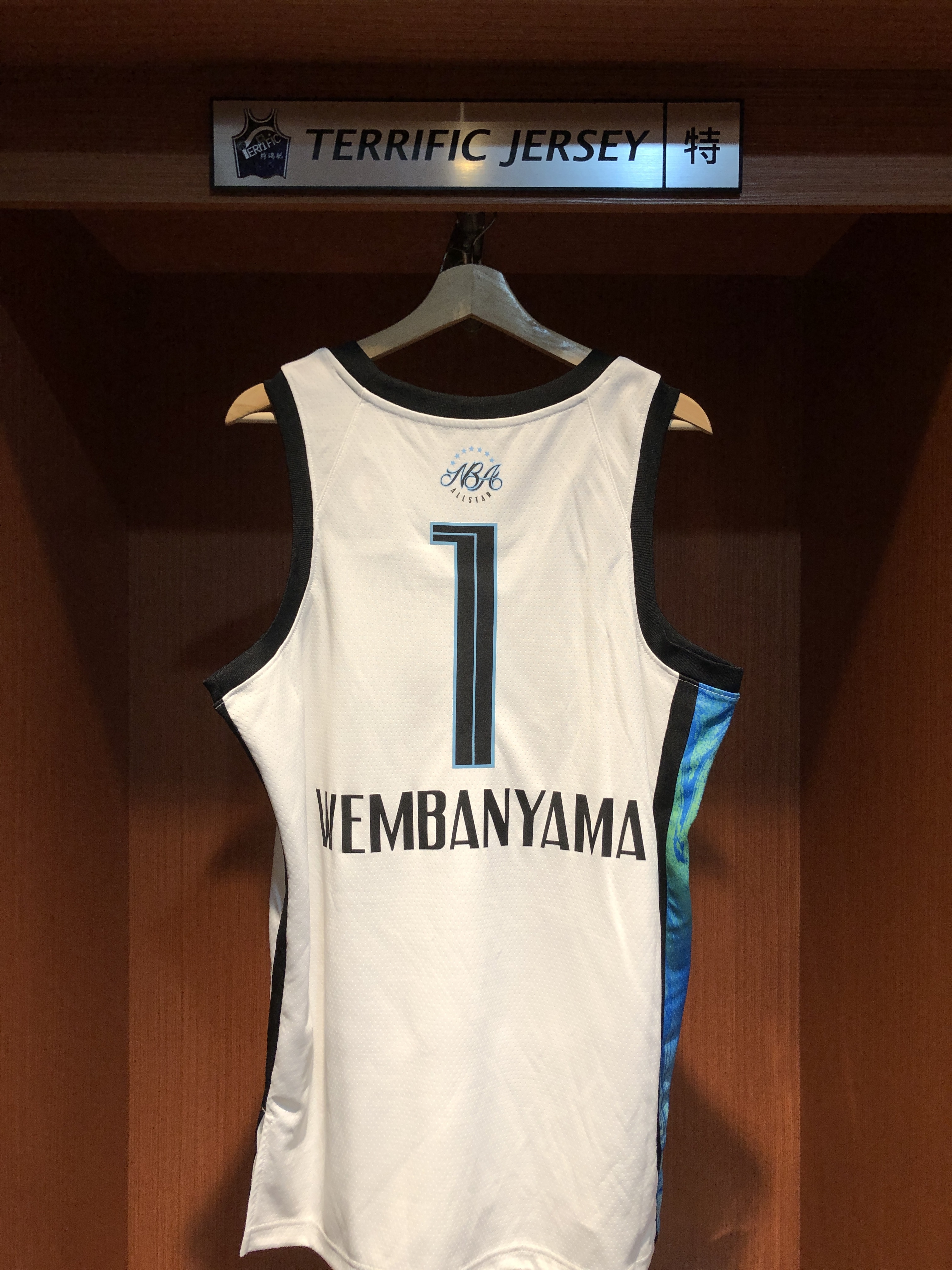 NBA球衣 Victor Wembanyama 25-26 明星賽白 世界隊 ASG Jordan Swingman 球迷版 熱轉印 全新