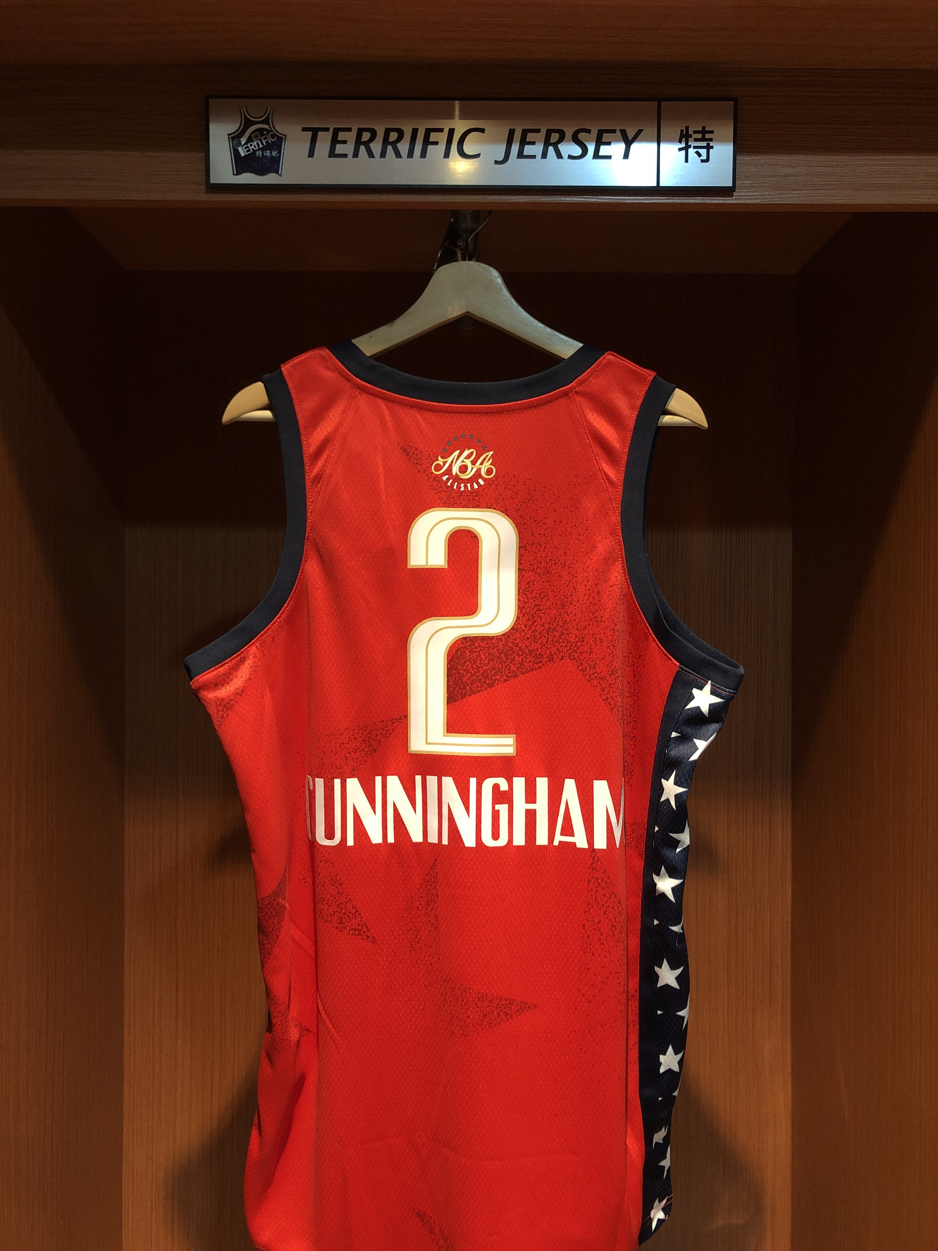 NBA球衣 Cade Cunningham 25-26 明星賽紅 美國隊 ASG Jordan Swingman 球迷版 熱轉印 全新