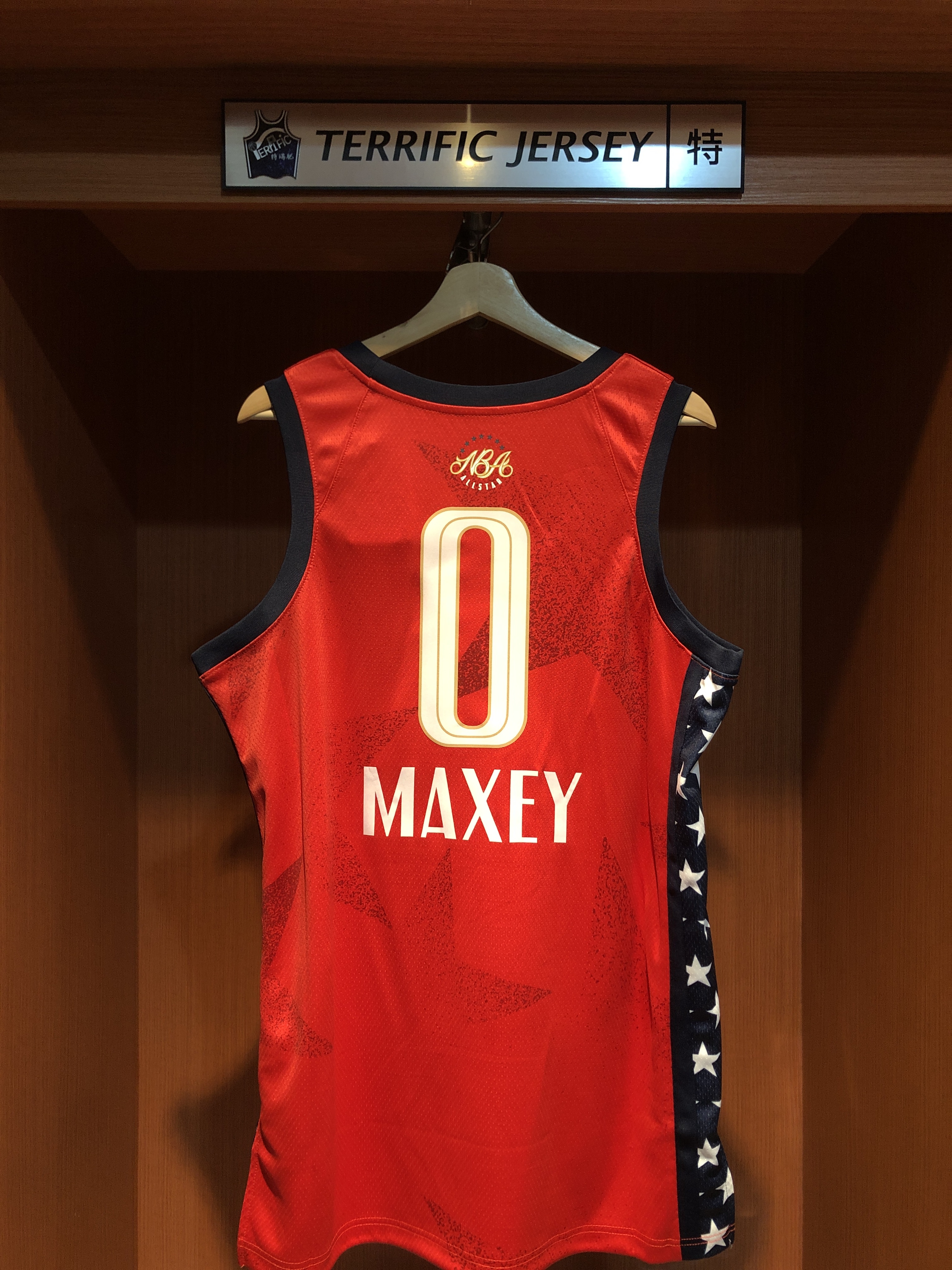 NBA球衣 Tyrese Maxey 25-26 明星賽紅 美國隊 ASG Jordan Swingman 球迷版 熱轉印 全新