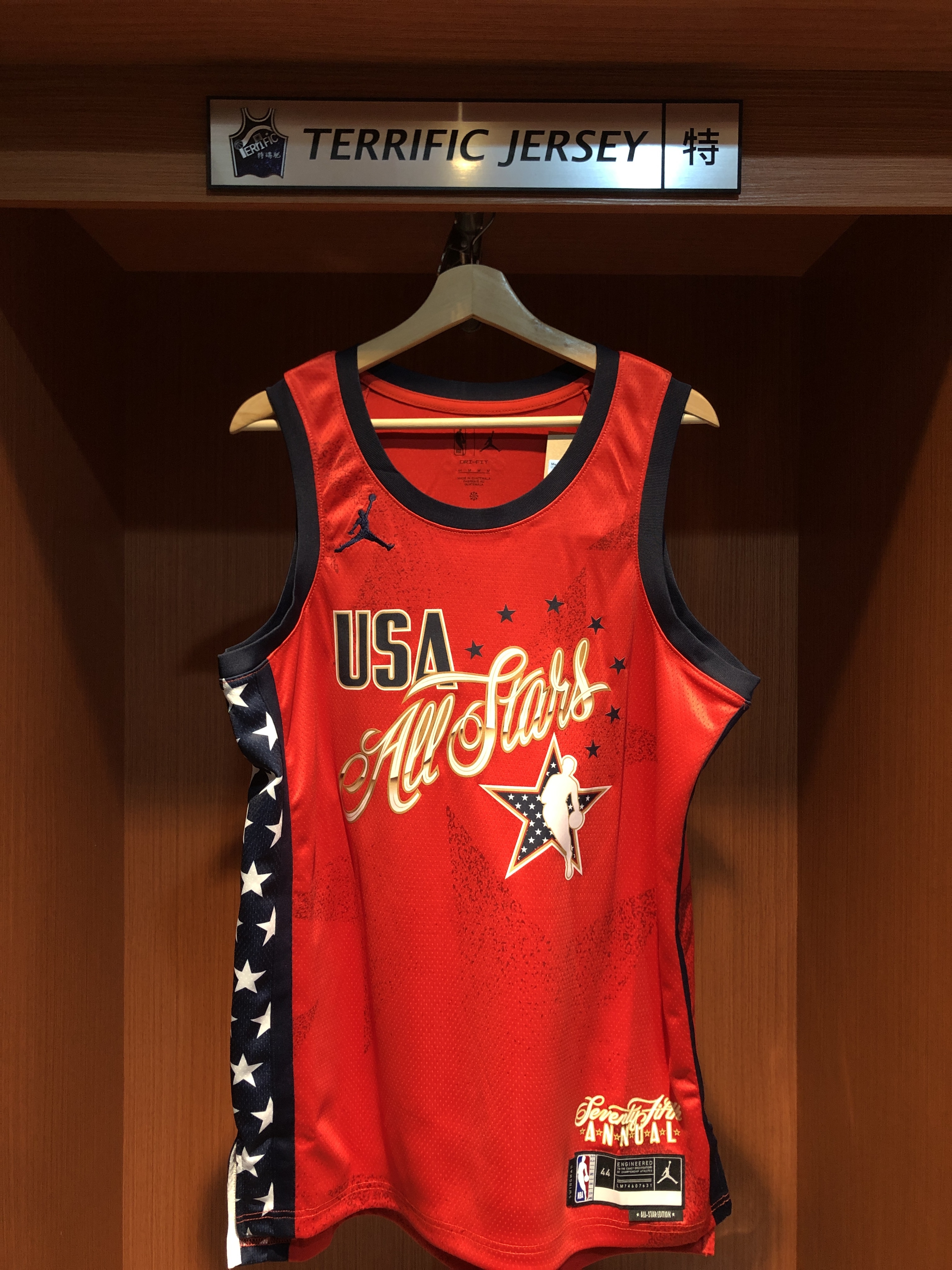 NBA球衣 Tyrese Maxey 25-26 明星賽紅 美國隊 ASG Jordan Swingman 球迷版 熱轉印 全新