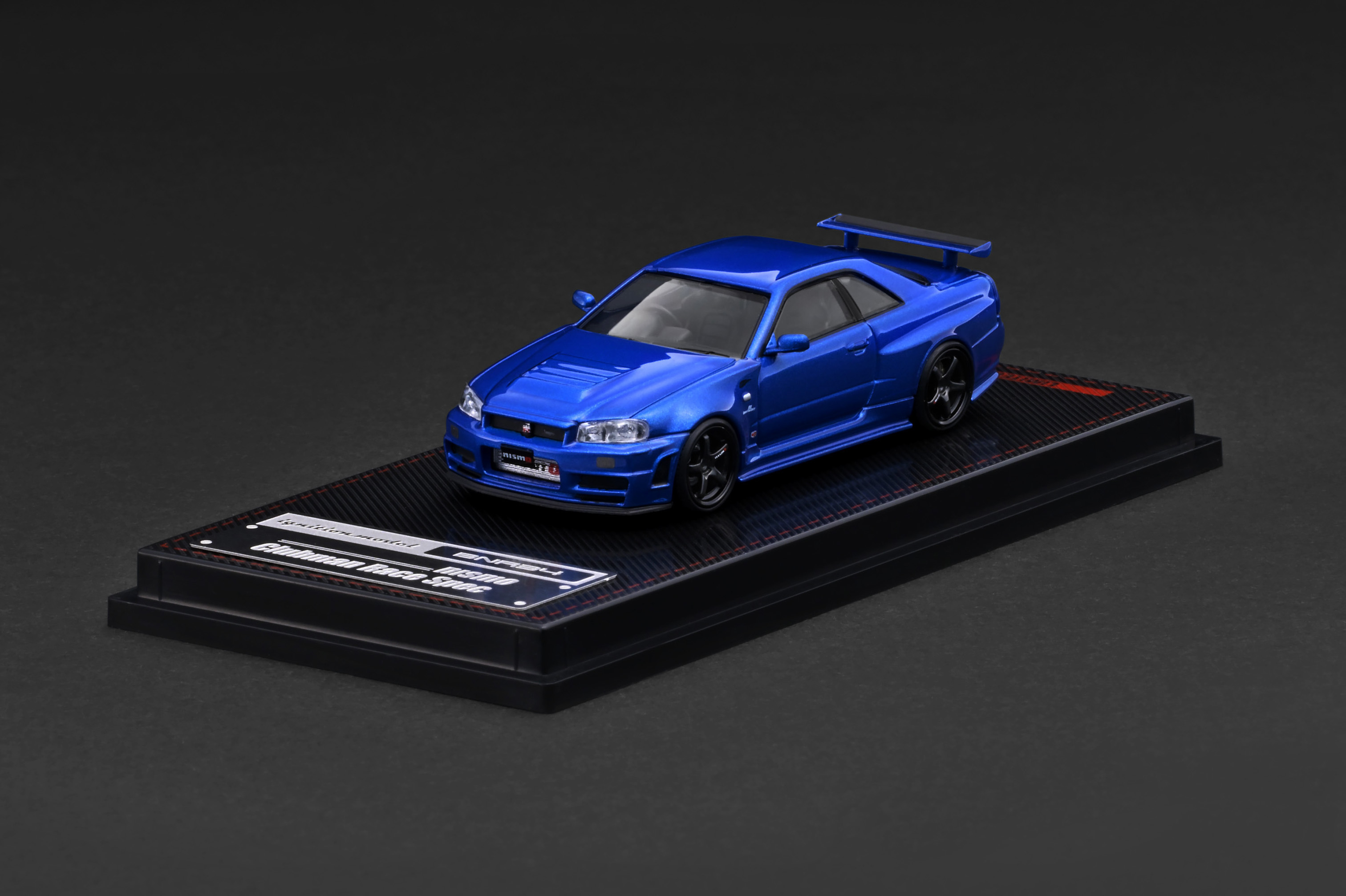PO-$176 * IGNITION MODEL * 1:64 Nissan Skyline GT-R (BNR34) NISMO customized Blue Metallic