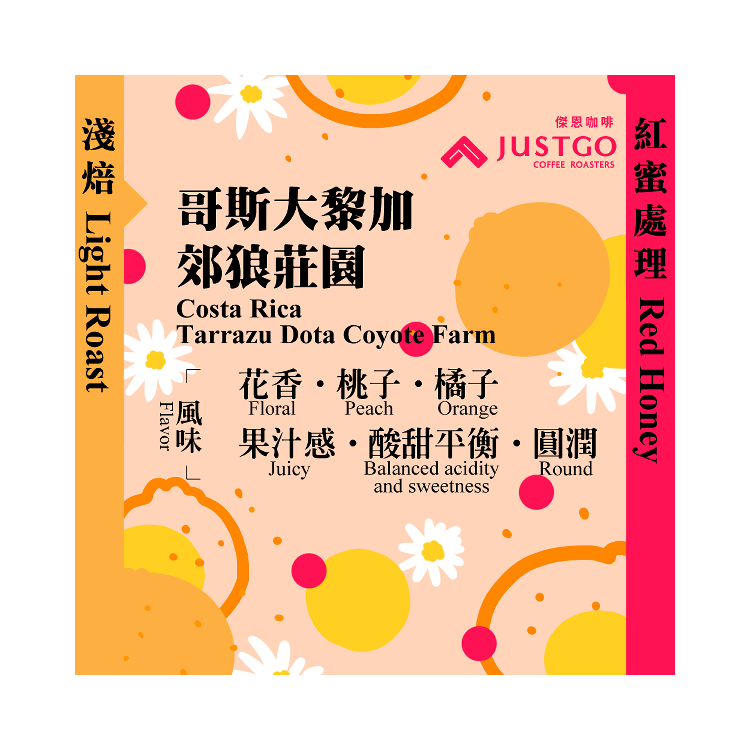 [淺焙] 哥斯大黎加 郊狼莊園 [紅蜜處理]