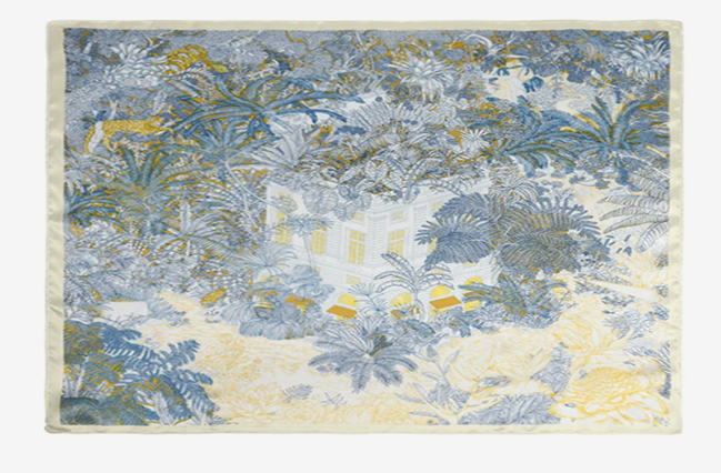 (現貨) A10  100%桑蠶絲小方巾  53*53cm $98