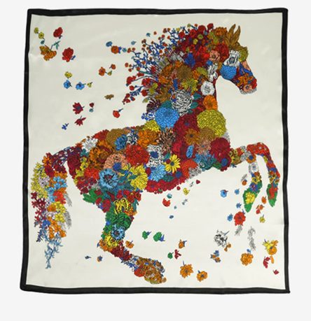 (現貨) A10  100%桑蠶絲小方巾  53*53cm $98