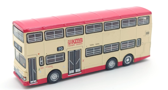 Tiny 城市 合金車仔 - 九巴 丹尼士巨龍11米 非空調巴士 (70)批發版