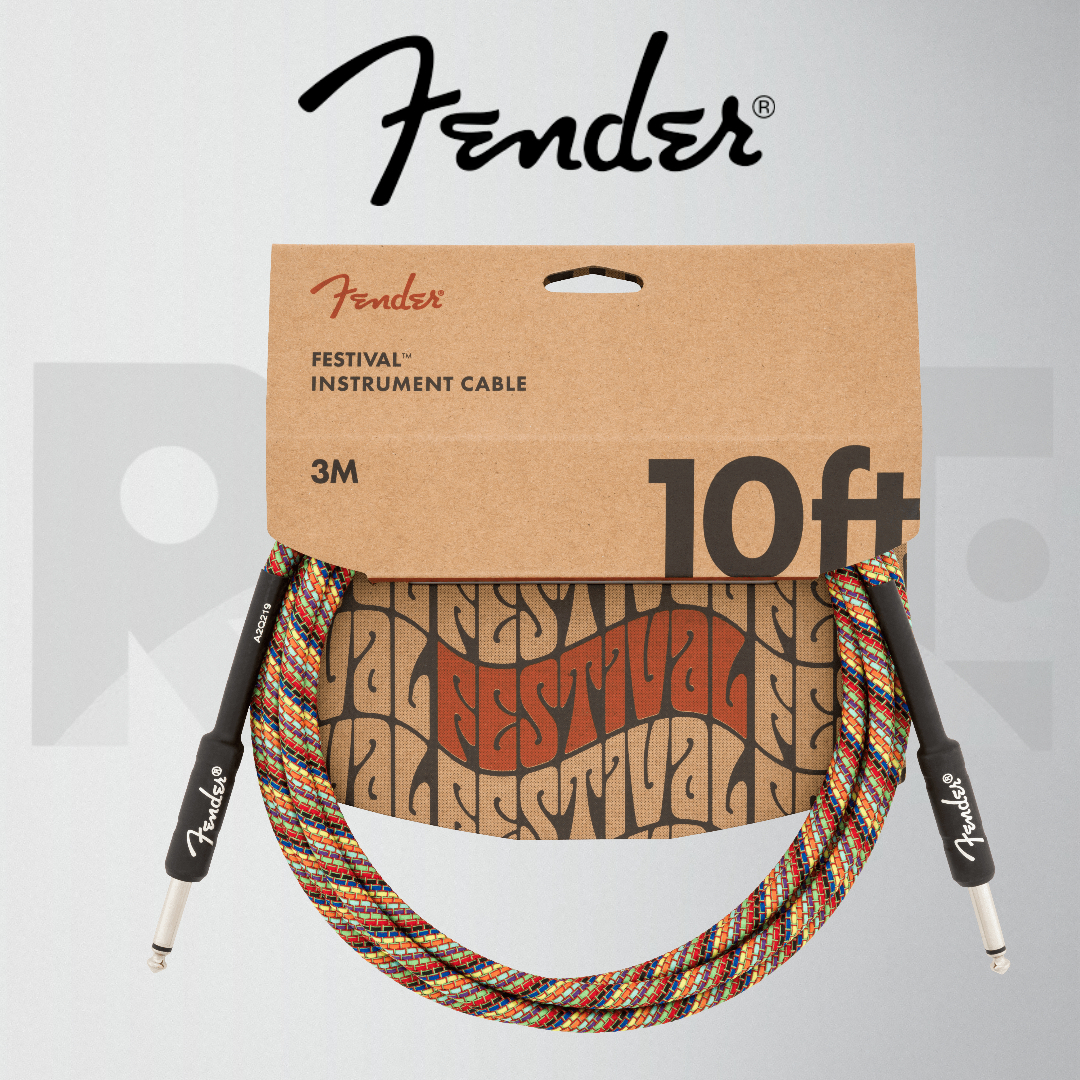 Fender Festival Instrument Cable 雙直頭 吉他 貝斯 樂器導線