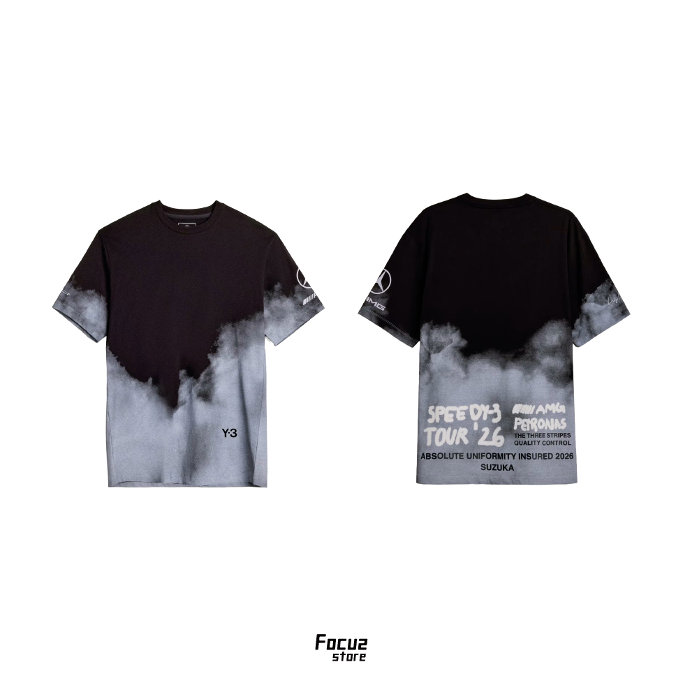 【Focus Store】預購 Y-3 x Mercedes-AMG F1 Tour SS Tee "Black" 黑色 短袖