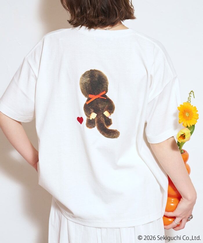 🇯🇵 FREAK'S STORE X MONCHHICHI 男孩 夢奇奇 蒙奇奇 聯名款 刺繡愛心 印花 落肩 短T 短袖 / 預購