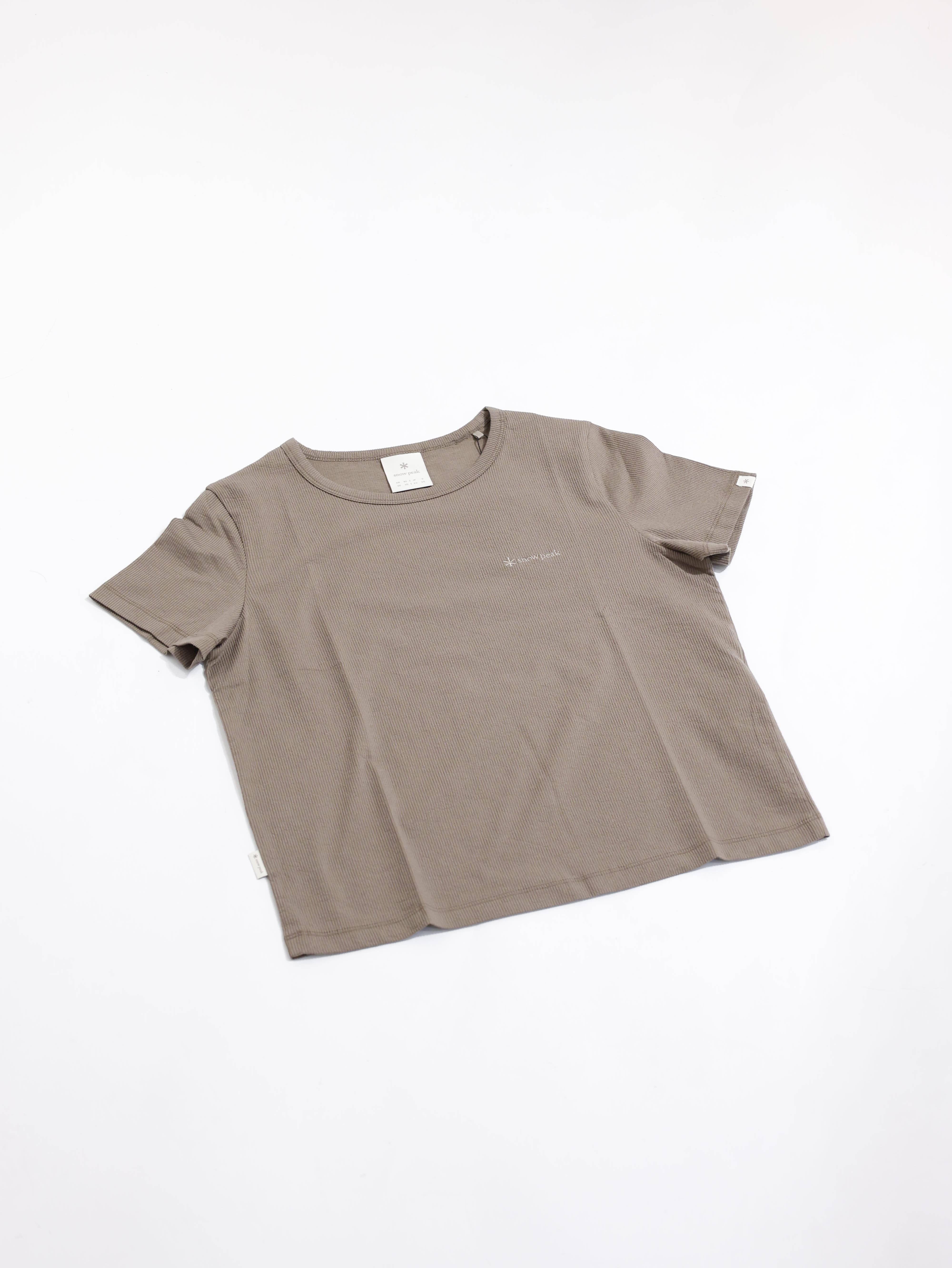Snow Peak 女 羅紋 短Tee SKS26MWFTS39