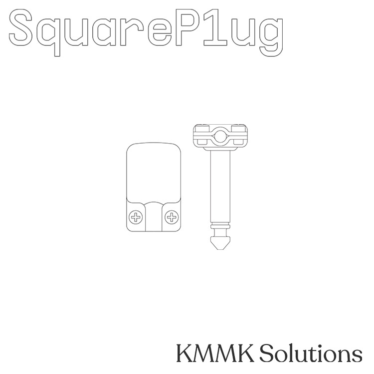 KMMK Solutions SquarePlug 扁平型 效果器 導線頭