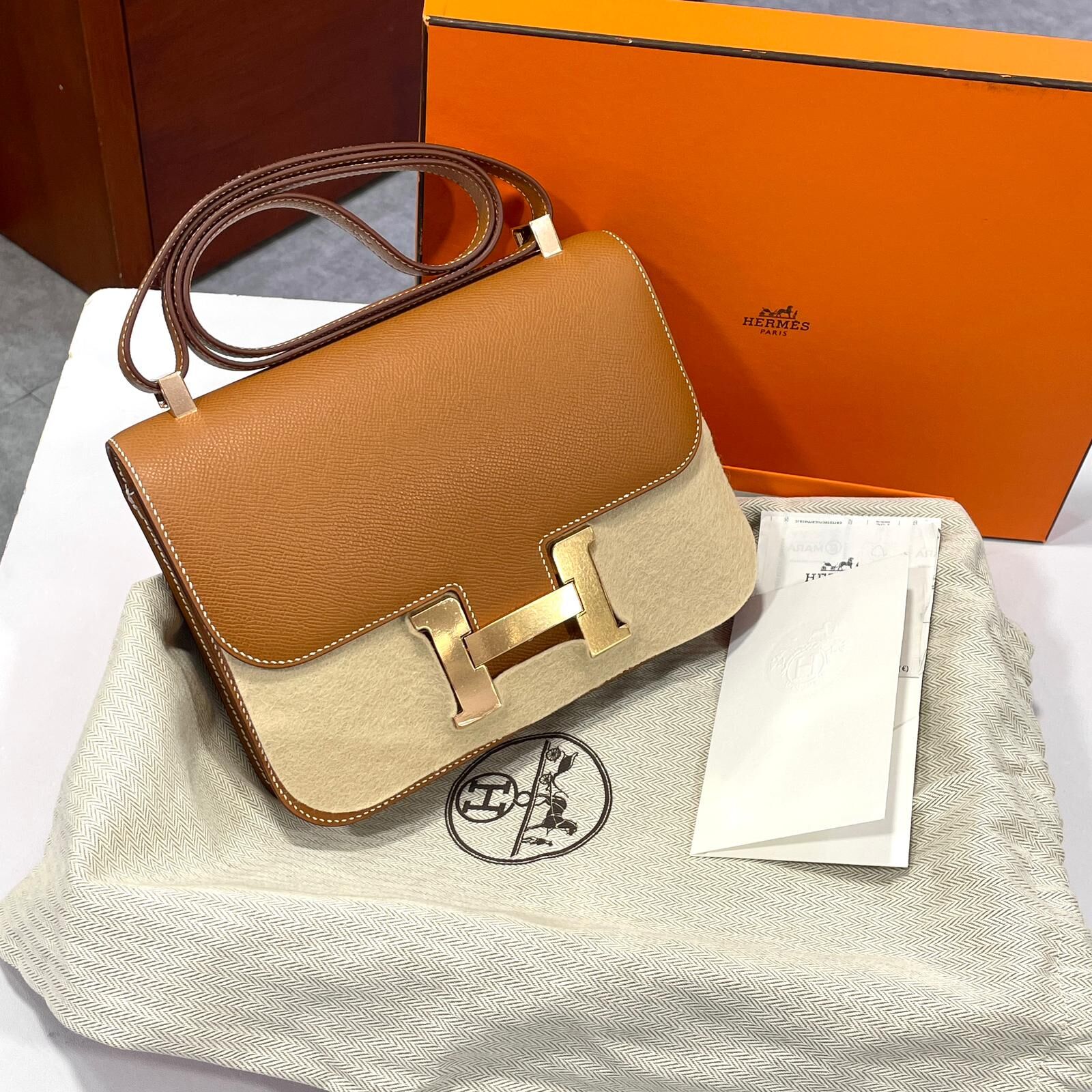本週限時❣️全新HERMES CONSTANCE 24 K刻 金棕色EPSOM皮金扣 37/GOLDE GHW #C24 #康康包 #BRAND NEW #香榭站正品