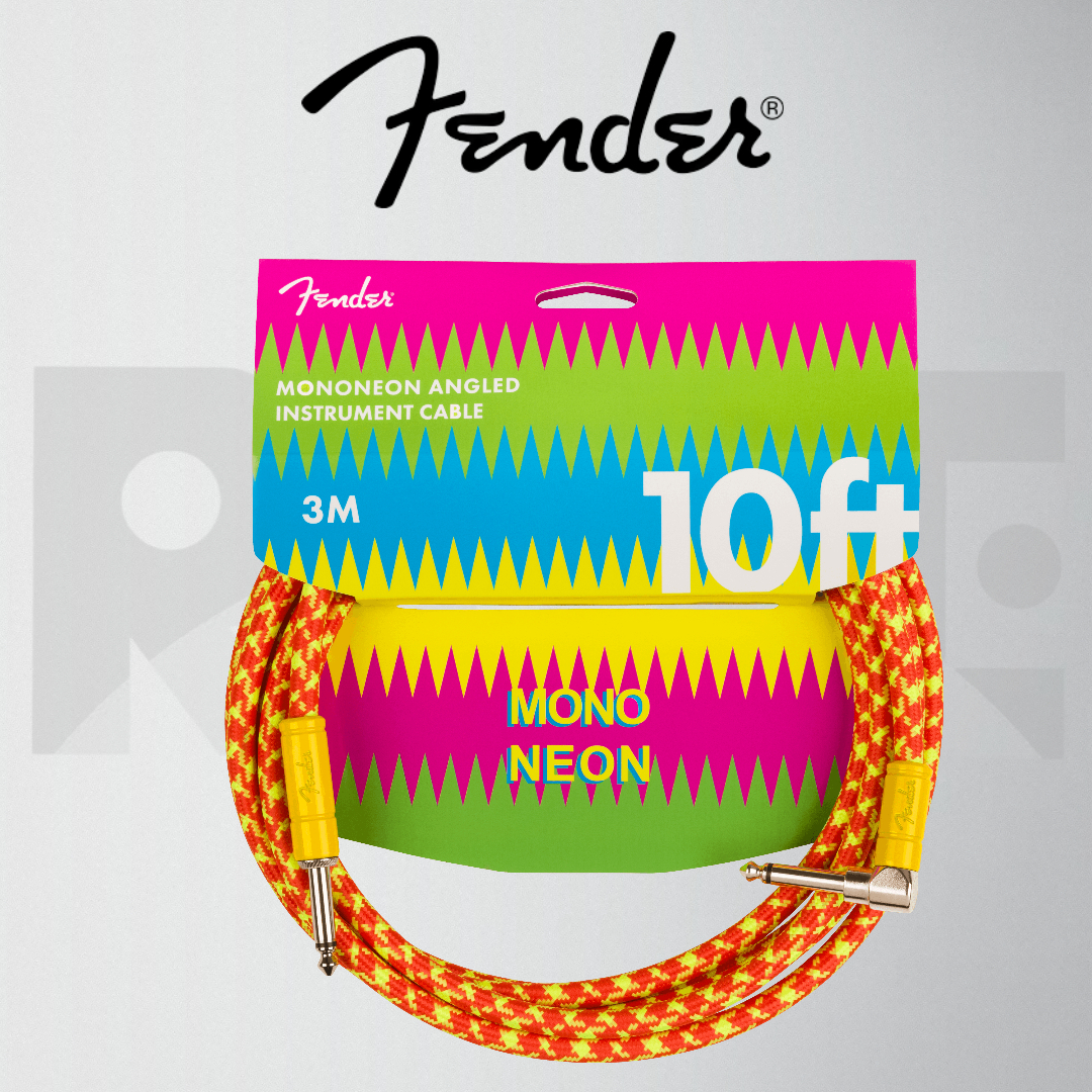 Fender MonoNeon Instrument Cables 吉他 貝斯 樂器導線