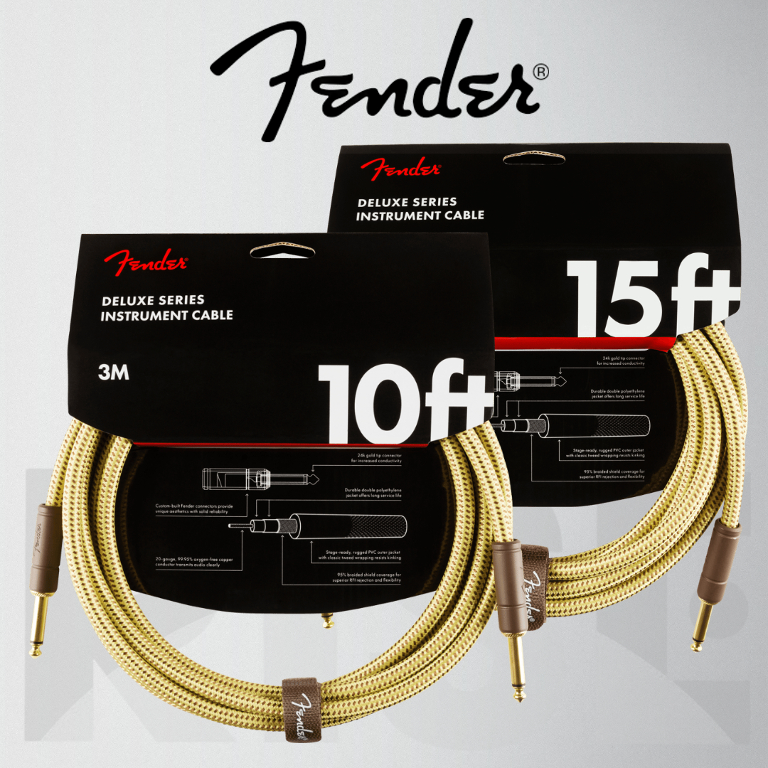 Fender Deluxe Series Tweed Instrument Cables 樂器導線