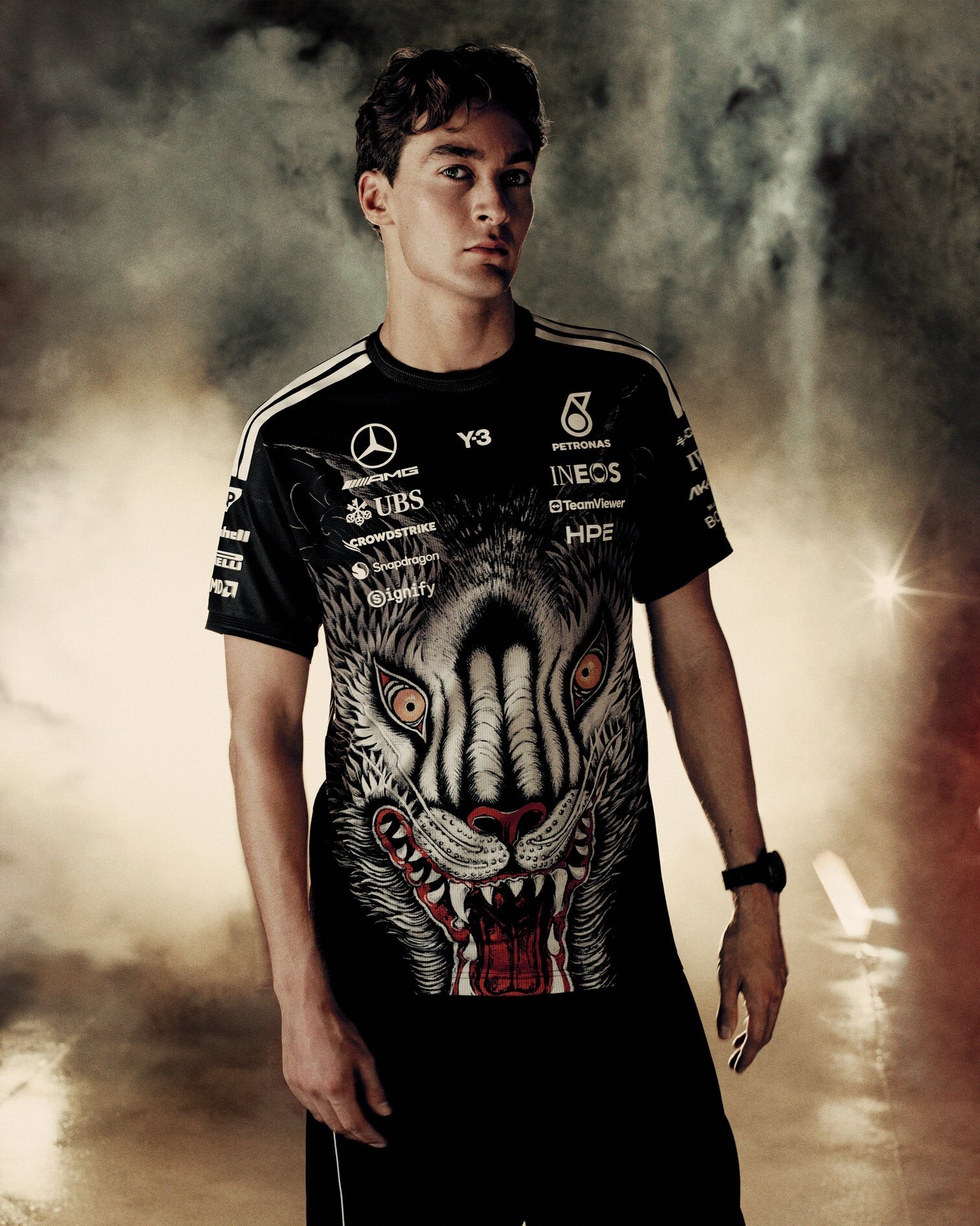 【Focus Store】預購 Y-3 x Mercedes-AMG F1 Short-Sleeve Team Driver Tee "Black" 黑色 短袖