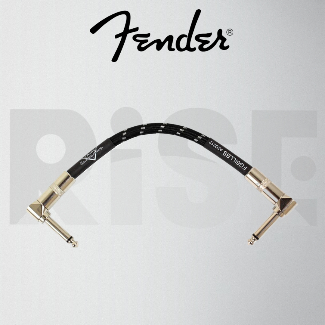Fender Cable Custom Shop 6ˊ BLK TWEED 短導