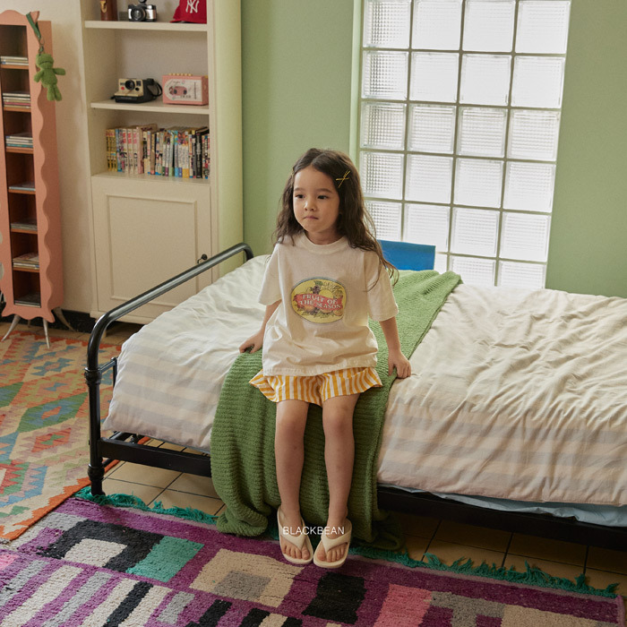 正韓夏BLACKBEAN 親子裝_兩色當季水果上衣