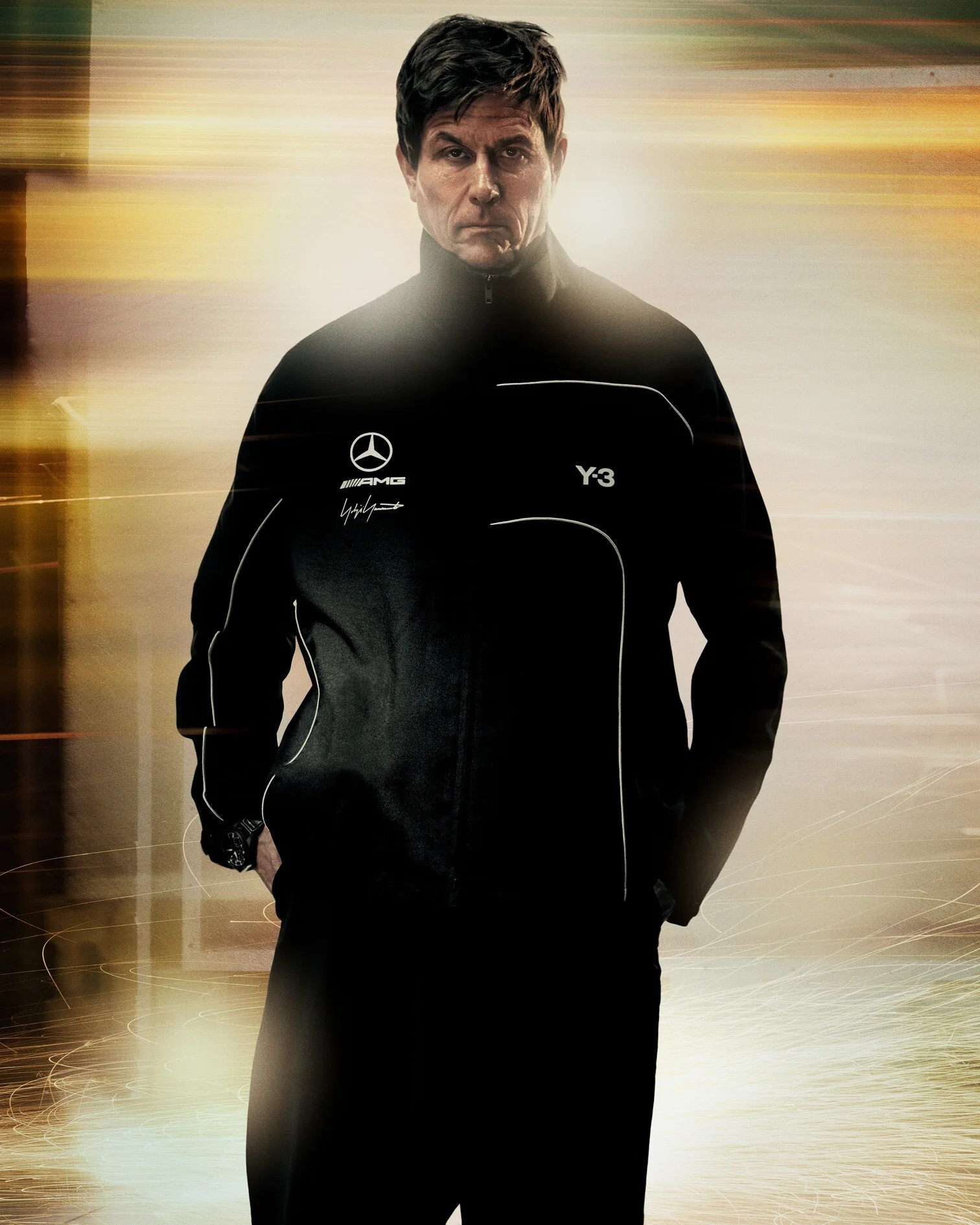 【Focus Store】預購 Y-3 x Mercedes-AMG F1 Team Track Jacket "Black" 黑色 外套