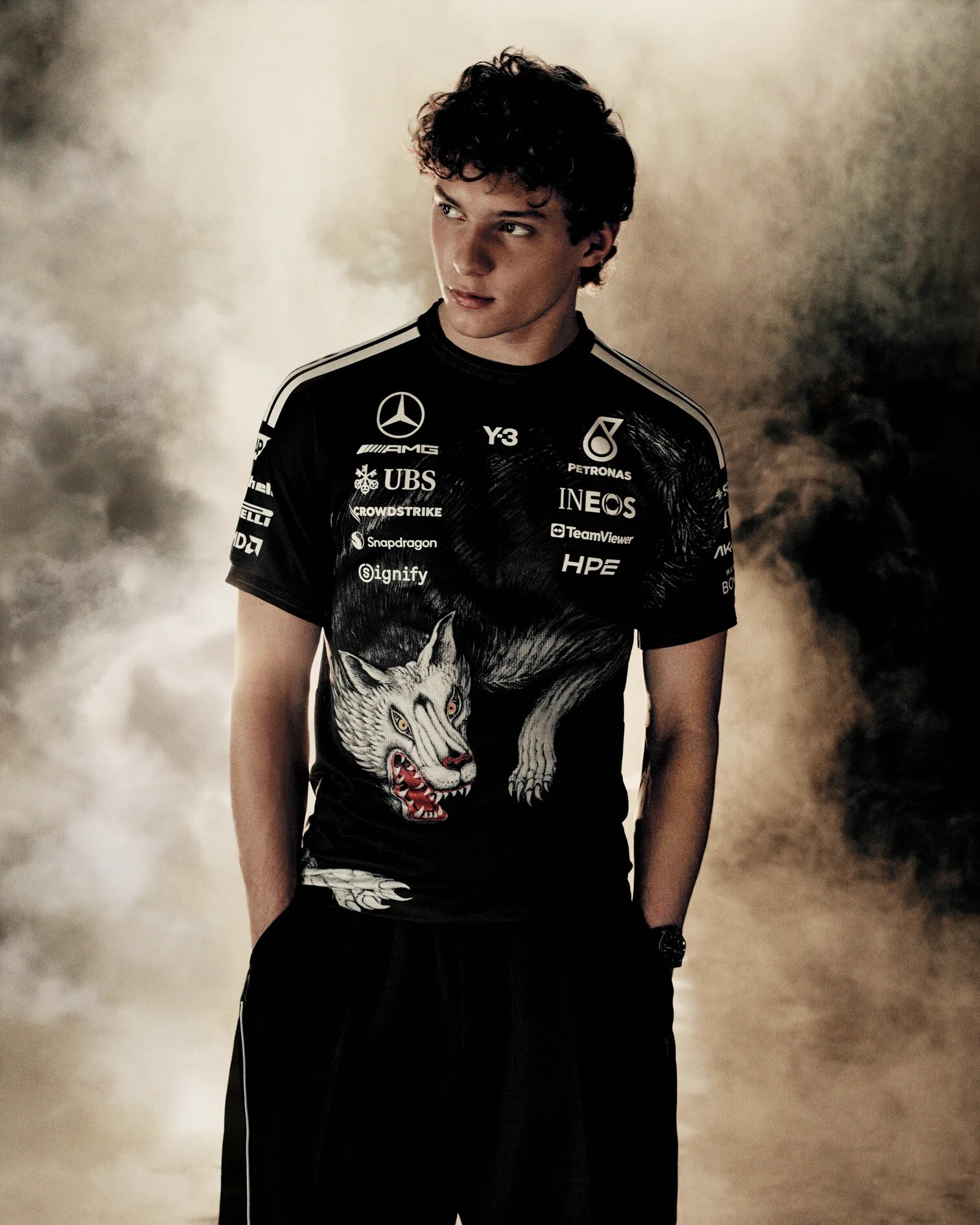 【Focus Store】預購 Y-3 x Mercedes-AMG F1 Short-Sleeve Team Driver Tee "Black" 黑 短袖