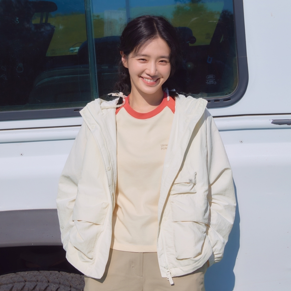 【春季新品限時折扣🔥 3/29 晚上12:00結束】Snow Peak Aerocool Women Color Block Short Sleeve T-shirt 女款 拼色 短tee S26MWFTS29