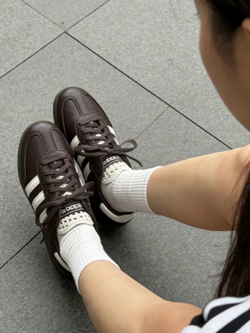 Adidas Samba OG 深棕摩卡 編織鞋舌 德訓鞋